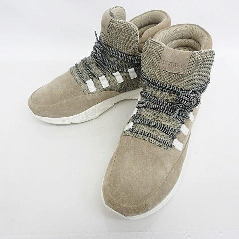 カスビア CASBIA スニーカー レースアップ ハイカット Daze スエード