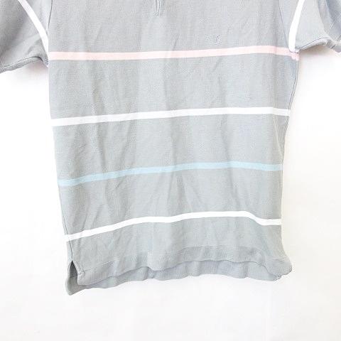 LOUIS VUITTON ルイヴィトン ポロシャツ 半袖 ロゴ 刺繍