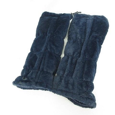 中古 マンシングウェア MUNSINGWEAR レッグウォーマー 防寒具 リバーシブル 中綿 フェイクファー ロゴ 刺繍 ネイビー 紺 赤 白 レディース 【ベクトル 古着】|vectorpremium|07