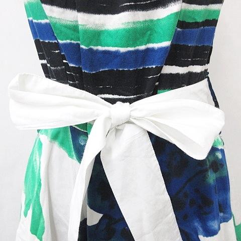 リナシメント RINASCIMENTO ワンピース ノースリーブ 丸首 ひざ丈  