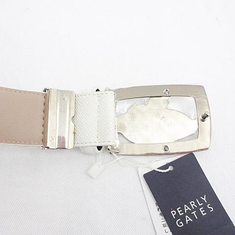 未使用品 パーリーゲイツ PEARLY GATES ゴルフ ベルト ピンバックル 型