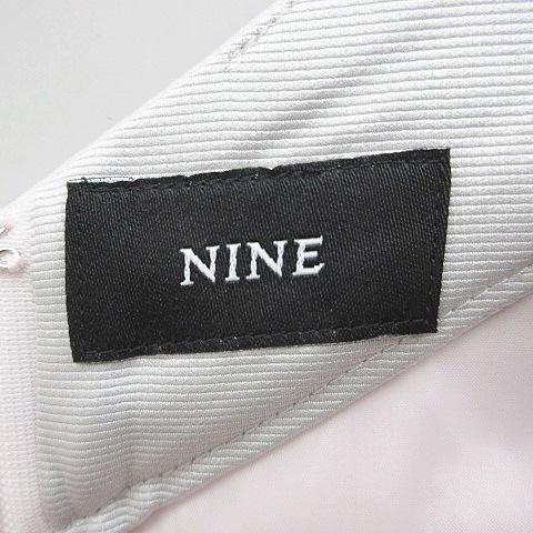 ナイン NINE ワンピース ノースリーブ ひざ丈 タイト Vネック