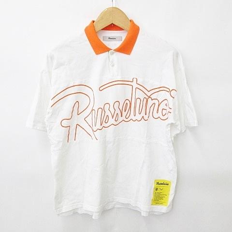 ラッセルノ Russeluno ゴルフ シャツ ポロシャツ 半袖 ロゴ
