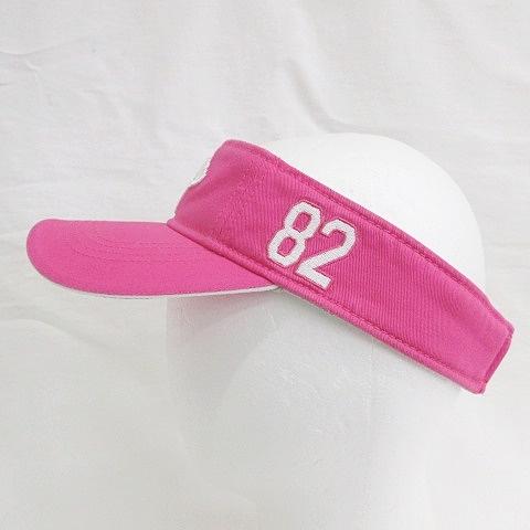 キャロウェイ CALLAWAY ゴルフ サンバイザー 帽子 ロゴ 刺繍 白 ピンク レディース｜vectorpremium｜04