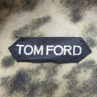 トムフォード TOM FORD シャツ ブラウス 長袖 アニマル柄 レオパード柄 