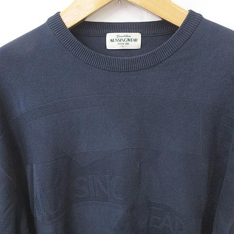 マンシングウェア MUNSINGWEAR セーター ニット ゴルフ 長袖 丸首 ロゴ