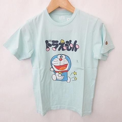 UT ブランド Tシャツ 白/青 大きな模様