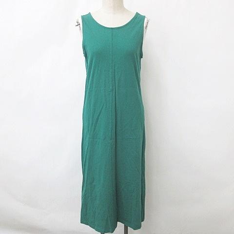 緑色 ノースリーブ フレアワンピース グリーン グリーンノースリーブワンピース ワンピース ilohanihoheto 通販