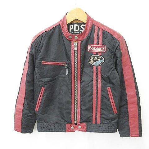 パッゾ PAZZO PDS ライダースジャケット ブルゾン レザー ジップアップ 