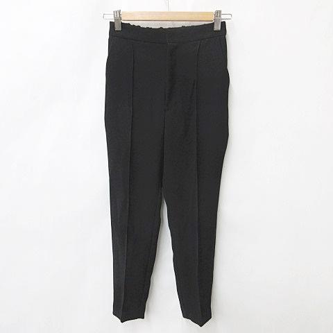 JUSGLITTY 黒　テーパードパンツ　新品 JUSGLITTY 黒テーパードパンツ新品