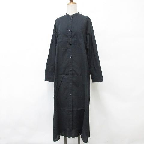 未使用品 ミランカ Mylanka ワンピース シャツワンピ ロング 長袖 