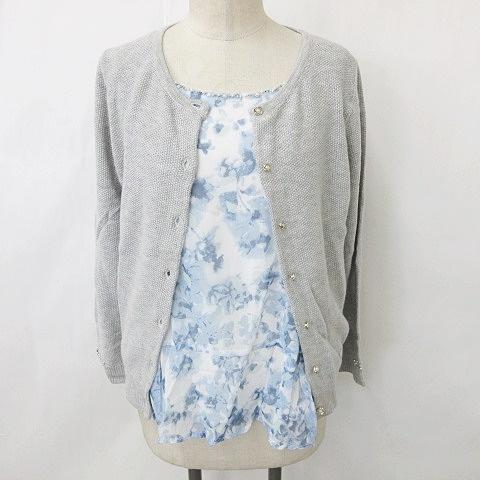 未使用品 エニィスィス エニシス anySiS アンサンブル カーディガン 