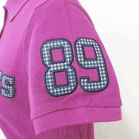 パーリーゲイツ　レディース ゴルフポロシャツ パーリーゲイツ PEARLY GATES ゴルフ ポロシャツ 半袖 刺繍 パープル