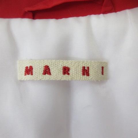 MARNI（マルニ） ジャケット コーチジャケット 中綿 ワッペン レッド