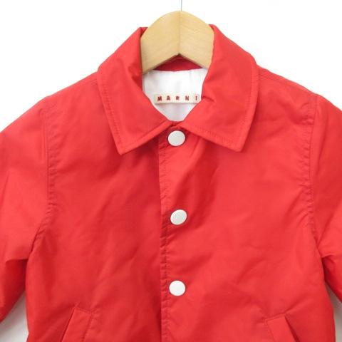 MARNI（マルニ） ジャケット コーチジャケット 中綿 ワッペン レッド