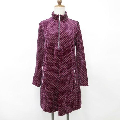 adabat（アダバット） ゴルフ ワンピース 長袖 ハーフジップ 起毛