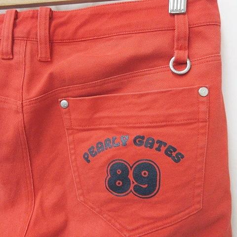 パーリーゲイツ PEARLY GATES ゴルフ パンツ ロング プリント 刺繍