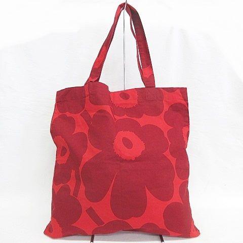 マリメッコ marimekko トートバッグ エコバッグ 花柄 ウニッコ 