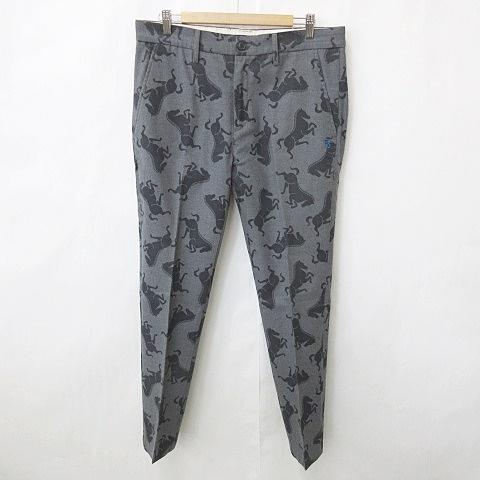 パーリーゲイツ PEARLYGATES ストレッチパンツ 総柄 グレー 6 【公式通販】