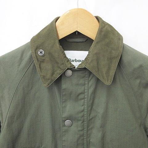 美品Lサイズ相当 Barbour ビデイル　オイルドジャケット　袖リブ　カーキ 美品Lサイズ相当 Barbour ビデイル オイルドジャケット 袖リブ