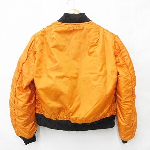 USA製　vintage ホワイトテープma-1 XL 縦ステッチ 白テープ USA製 MA-1 フライトジャケット ミリタリー