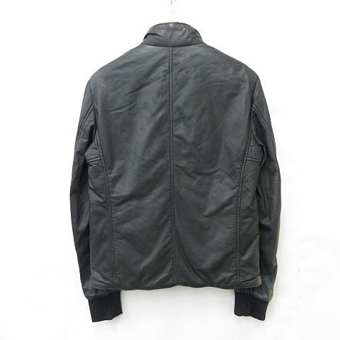 【中古】バリー ジャケット レザージャケット 3WAY リバーシブル ベスト ジップアップ 羊革 黒 ブラック 38 メンズ Bally（バリー） ジャケット レザージャケット 3WAY リバーシブル