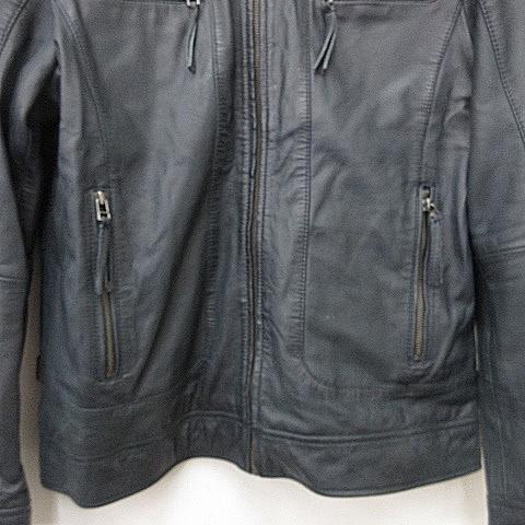 ライズ RIDEZ バイク レザージャケット ライダース 革ジャン ブルゾン