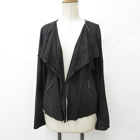 MICHAEL KORS 黒 レザージャケット サイズ4 羊革 マイケルマイケルコース Michael michael kors ジャケット レザー