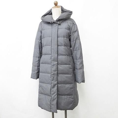 【中古】マッキントッシュフィロソフィー コート ダウンコート ジップアップ フード ベルト グレー 40 レディース マッキントッシュフィロソフィー MACKINTOSH PHILOSOPHY コート ダウン