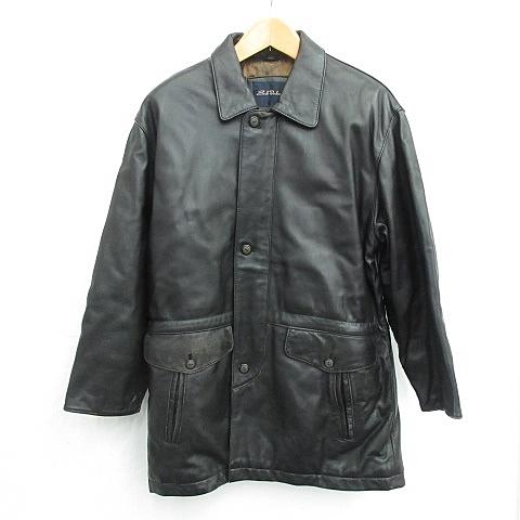 Sub Urban コート 本革 レザー ブラック 黒 M メンズ : ブランド古着 