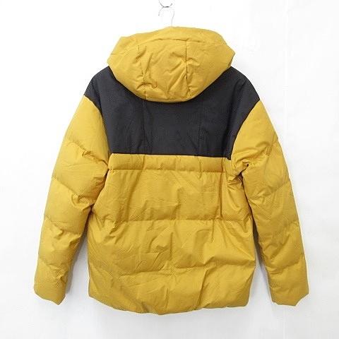 デュアリグ DUARIG ダウンジャケット ジップアップ フード 黄 黒