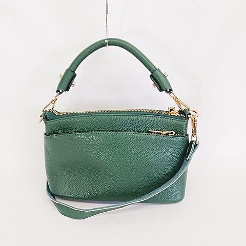 Anmato Japan ハンドバック ショルダーバック 2WAY レザー グリーン 緑