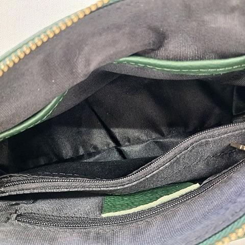 Anmato Japan ハンドバック ショルダーバック 2WAY レザー グリーン 緑