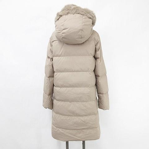 urban research ダウン　ファー　ベージュ アーバンリサーチ ラビットファー ダウンコート コート ベージュ 軽量