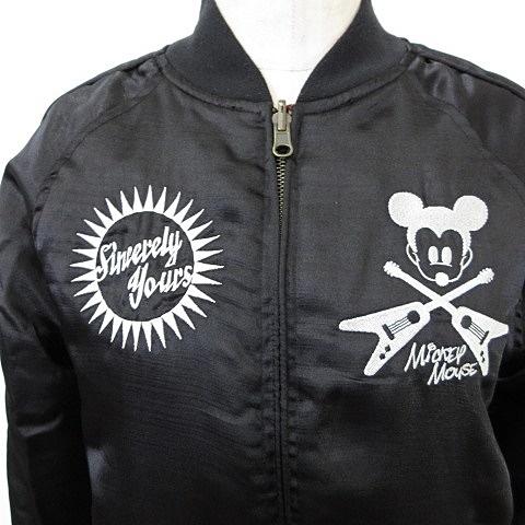 ディズニー Disney 中綿ジャケット スカジャン 長袖 ジップアップ