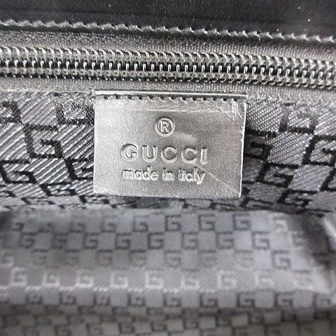 GUCCI（グッチ） ビジネスバッグ ボストンバッグ 書類鞄 ブラック 黒