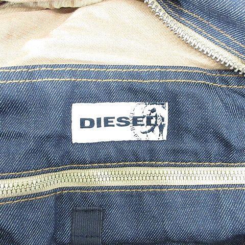 DIESEL デニム×レザー　2wayバッグ DIESEL（ディーゼル） バッグ ボストンバッグ ショルダーバッグ 2WAY