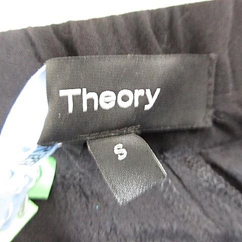 theory（セオリー） ワイドパンツ ロング丈 レース 黒 ブラック 2