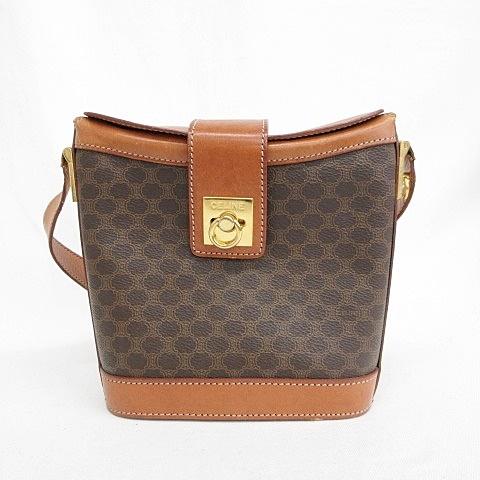 CELINE（セリーヌ） ショルダーバッグ 斜めがけバッグ マカダム柄
