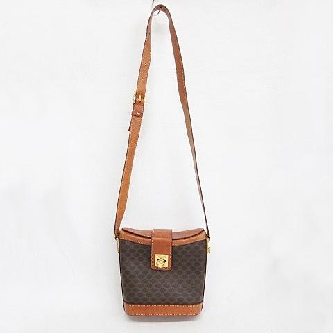 CELINE（セリーヌ） ショルダーバッグ 斜めがけバッグ マカダム柄