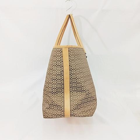COACH（コーチ） トートバッグ ミニシグネチャー キャンバス レザー