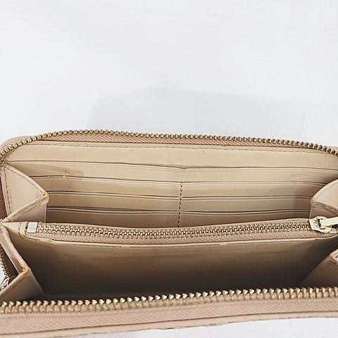 COACH ロゴ柄 クラッチバッグ ベージュ/ブラウン COACH（コーチ） 財布 長財布 パッチワーク ヘビ柄 レザー スエード