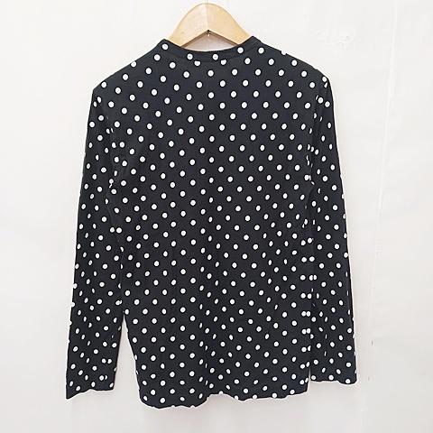 未使用　PLAY COMME des GARCONS ドット柄 長袖Tシャツ L プレイコムデギャルソン PLAY COMME des GARCONS Tシャツ 長袖 ロンT