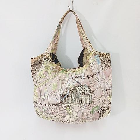 シンクビー! Think Bee バッグ トートバッグ ハンドバッグ PARIS 総柄 