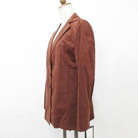 未使用品 レリアン Leilian ジャケット テーラージャケット フェイク 