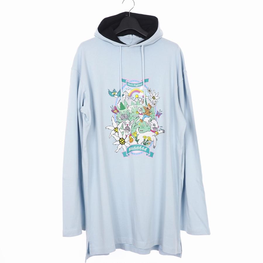 中古 ヴェトモン ベトモン Vetements 19aw Crazy Goat Mask Hoodie カットソー フーディー パーカー Xs ライトブルー サックス 水色 ベクトル 古着 140 ブランド古着販売のベクトル 通販 Yahoo ショッピング