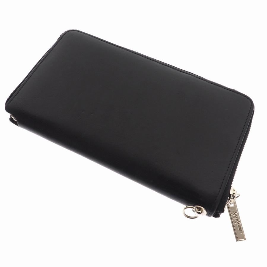 中古 ヨウジヤマモトプールオム Yohji Yamamoto Pour Homme レザー ウォレット 長財布 ラウンドファスナー 黒 ブラック メンズ ベクトル 古着 140 ブランド古着販売のベクトル 通販 Yahoo ショッピング
