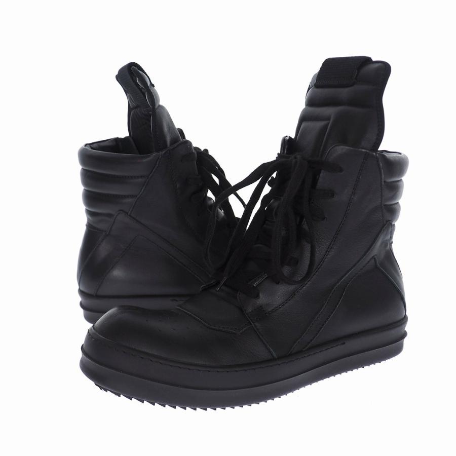 中古 リックオウエンス Rick Owens 15aw ジオバスケット レザー ハイカット スニーカー 40 黒 ブラック Ru15f74 メンズ ベクトル 古着 140 ブランド古着販売のベクトル 通販 Yahoo ショッピング