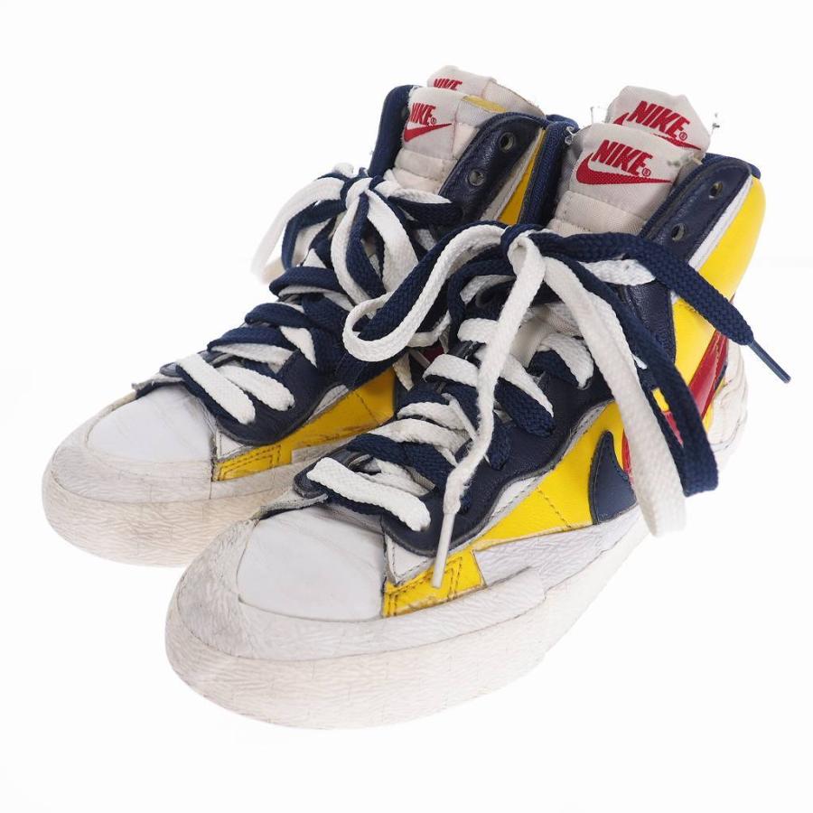 50 Off 中古 ナイキ Nike サカイ Sacai Blazer Mid ブレーザー スニーカー Us5 5 23cm イエロー 黄 ネイビー 紺 Bv0072 700 レディース ベクトル 古着 人気カラー再販 Toscelikspecialsteel Com