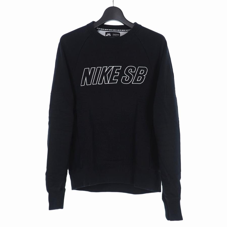 中古 ナイキ エスビー Nike Sb Everett クルーネック ロゴ刺繍 スウェット トレーナー 長袖 S ブラック 黒 010 メンズ ベクトル 古着 140 ブランド古着販売のベクトル 通販 Yahoo ショッピング